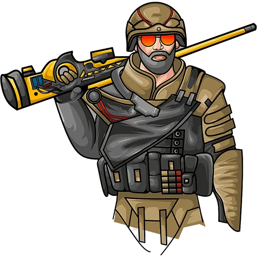 🧑‍🚀 Стикер «PUBG» для Telegram