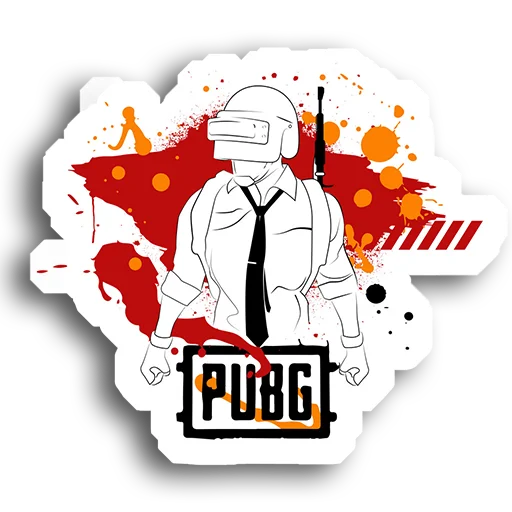 🧑‍🚀 Стикер «PUBG» для Telegram