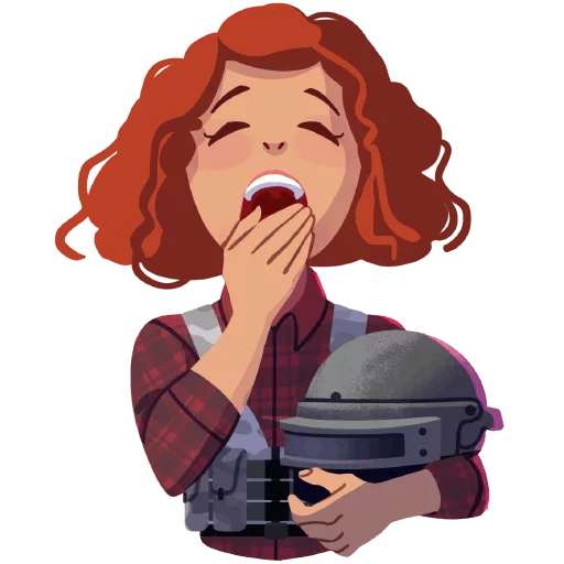 😴 Стикер «PUBG MOBILE» для Telegram