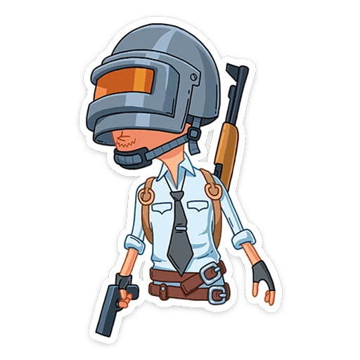 😎 Стикер «PUBG MOBILE» для Telegram