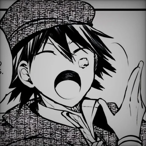 🌟 Стикер «Ranpo Edogawa» для Telegram