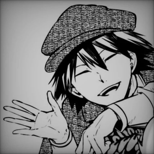 🌟 Стикер «Ranpo Edogawa» для Telegram