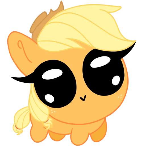 🍎 Стикер «Пучеглазки mlp» для Telegram