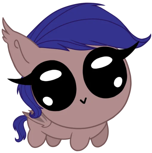 🦇 Стикер «Пучеглазки mlp» для Telegram