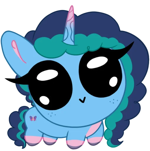 🦋 Стикер «Пучеглазки mlp» для Telegram