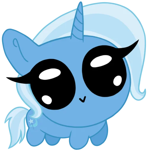 💫 Стикер «Пучеглазки mlp» для Telegram