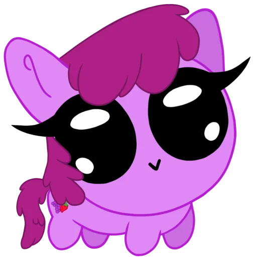 🫐 Стикер «Пучеглазки mlp» для Telegram