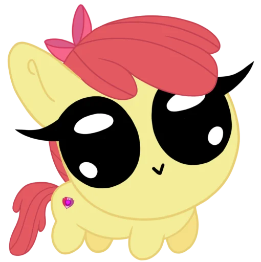 🍎 Стикер «Пучеглазки mlp» для Telegram