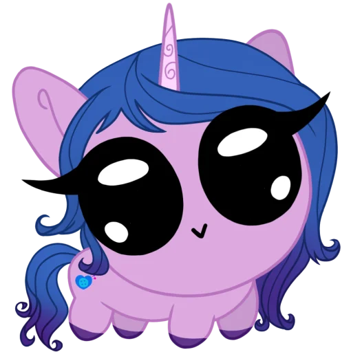 👍 Стикер «Пучеглазки mlp» для Telegram