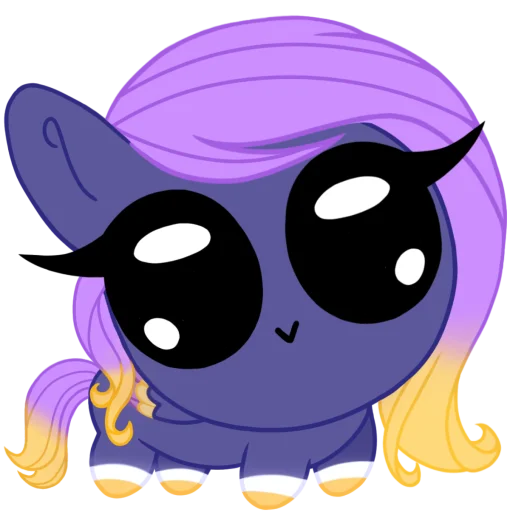 ❤️ Стикер «Пучеглазки mlp» для Telegram