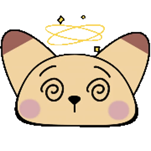😵‍💫 Стикер «Pudding Fox» для Telegram