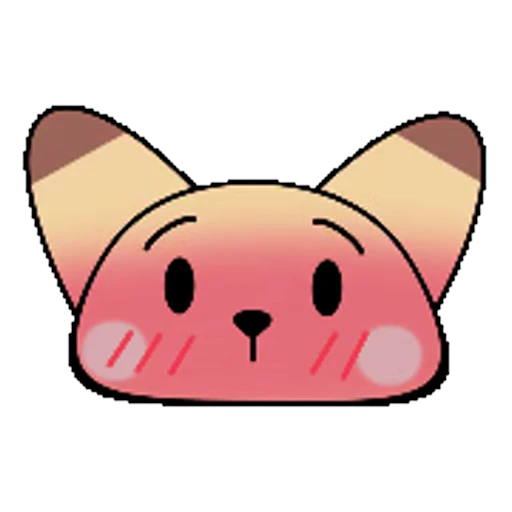 😰 Стикер «Pudding Fox» для Telegram