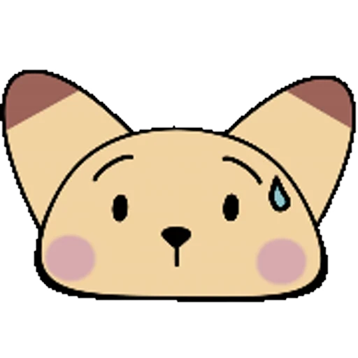 😶 Стикер «Pudding Fox» для Telegram