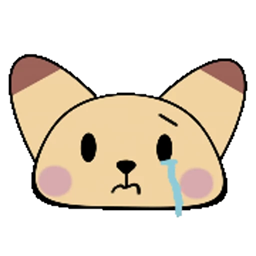 😢 Стикер «Pudding Fox» для Telegram