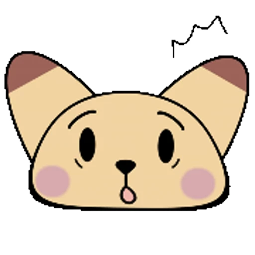 😮 Стикер «Pudding Fox» для Telegram