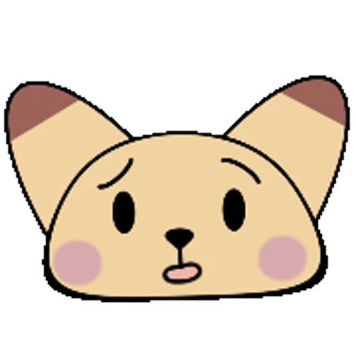 😕 Стикер «Pudding Fox» для Telegram