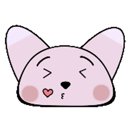 😘 Стикер «Pudding Fox» для Telegram