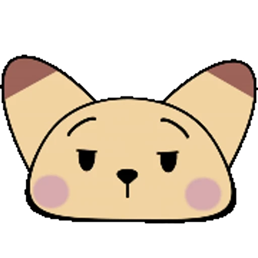 😕 Стикер «Pudding Fox» для Telegram