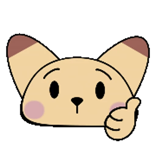👍 Стикер «Pudding Fox» для Telegram