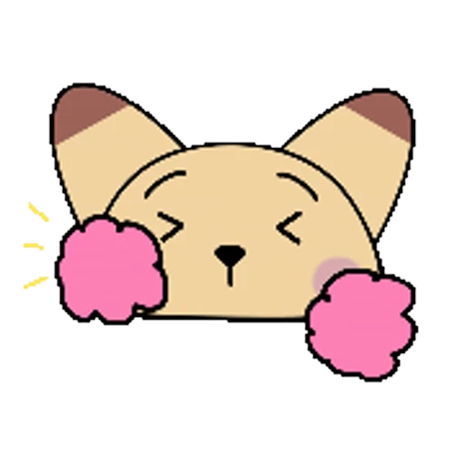 👏 Стикер «Pudding Fox» для Telegram