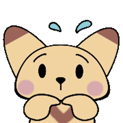😨 Стикер «Pudding Fox» для Telegram