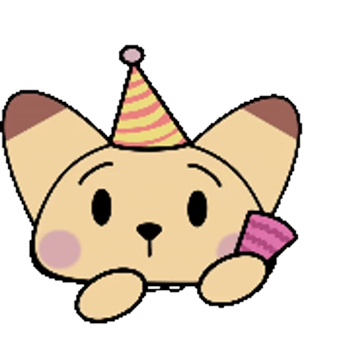 🥳 Стикер «Pudding Fox» для Telegram
