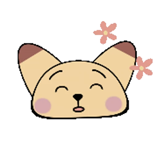 🌺 Стикер «Pudding Fox» для Telegram