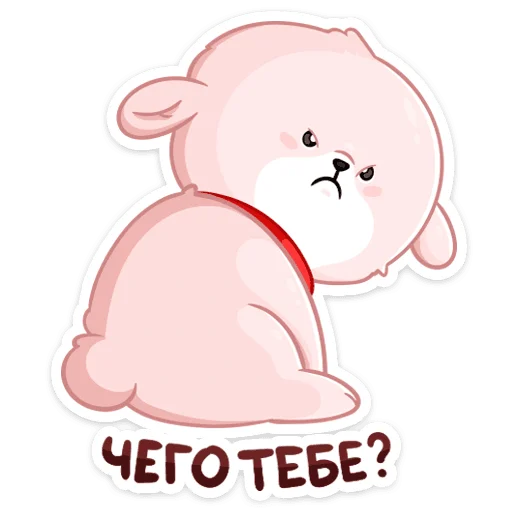 😒 Стикер «Новогодний Пудинг» для Telegram