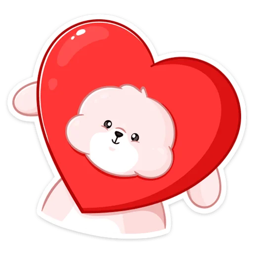 ❤️ Стикер «Новогодний Пудинг» для Telegram