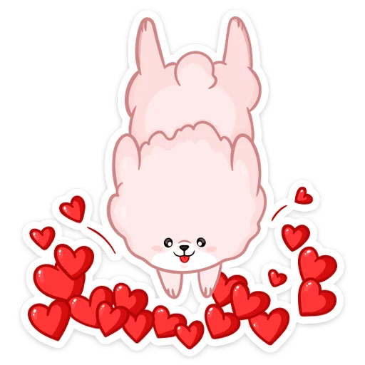 🥰 Стикер «Новогодний Пудинг» для Telegram