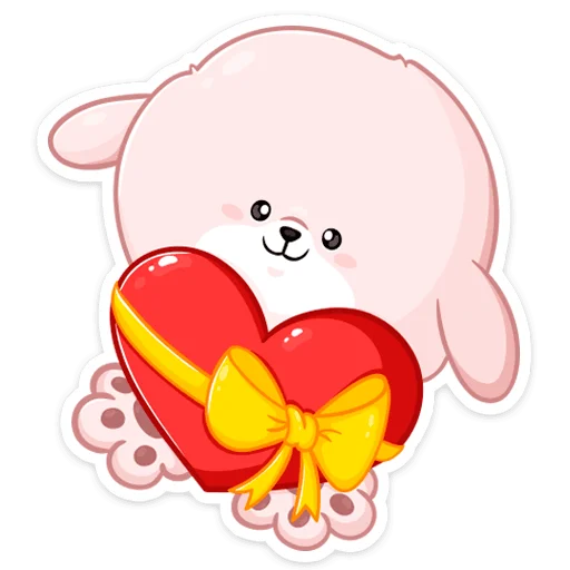 💝 Стикер «Новогодний Пудинг» для Telegram