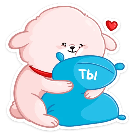🤗 Стикер «Новогодний Пудинг» для Telegram