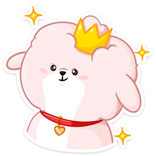 🤴 Стикер «Новогодний Пудинг» для Telegram