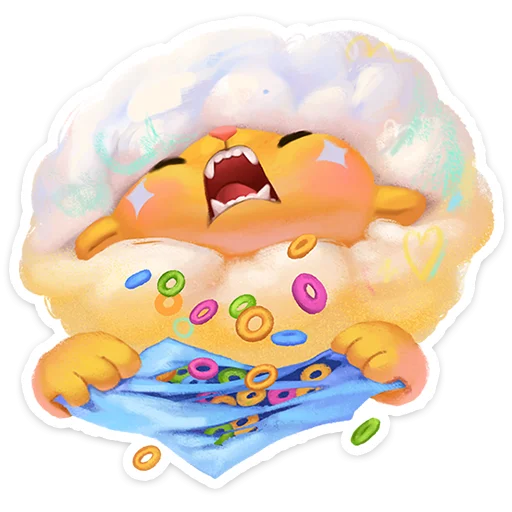 😍 Стикер «Пафф» для Telegram