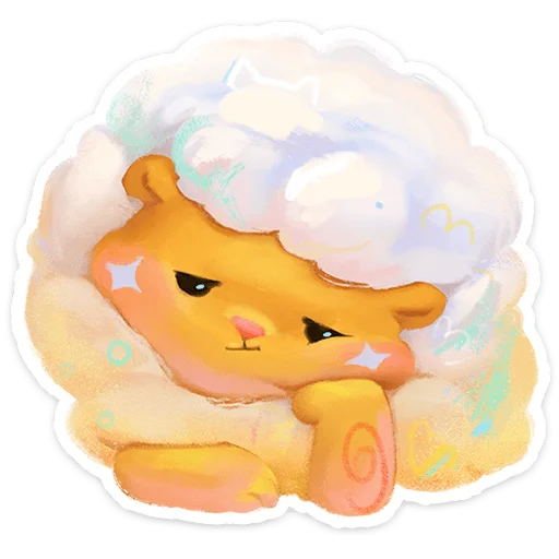 😍 Стикер «Пафф» для Telegram