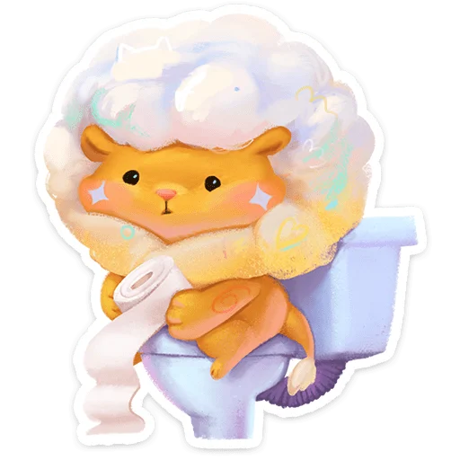 😍 Стикер «Пафф» для Telegram