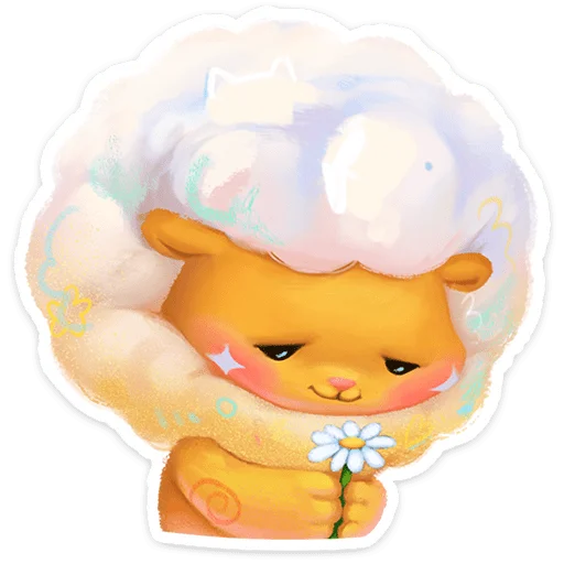 😍 Стикер «Пафф» для Telegram