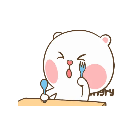 Стикерпак Puffe Bear для Telegram — скачать