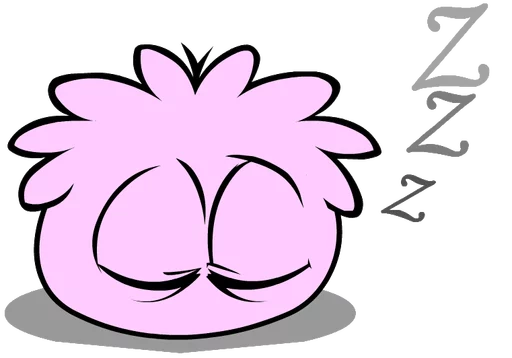 😴 Стикер «Puffle» для Telegram