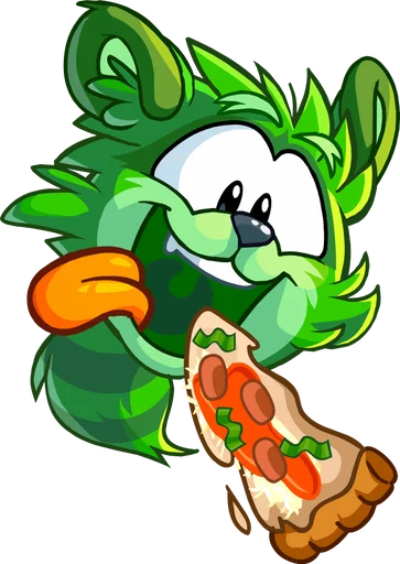 🍕 Стикер «Puffle» для Telegram