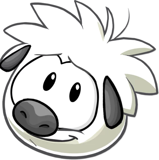 🐑 Стикер «Puffle» для Telegram