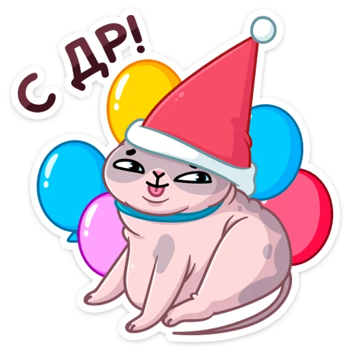 🥳 Стикер «Паффи» для Telegram