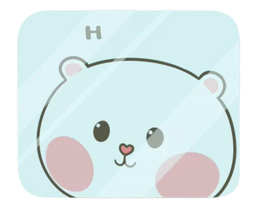 👀 Стикер «Puffy Bear & Rabbit» для Telegram
