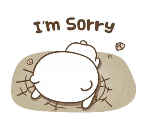 🙇‍♂ Стикер «Puffy Bear & Rabbit» для Telegram