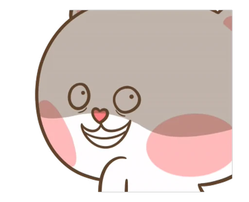 😈 Стикер «Puffy Bear & Rabbit» для Telegram