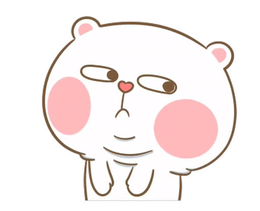 🙄 Стикер «Puffy Bear & Rabbit» для Telegram