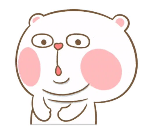 🙅‍♂ Стикер «Puffy Bear & Rabbit» для Telegram