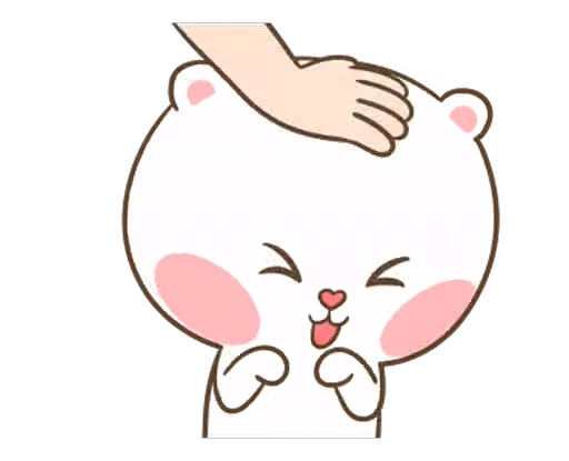 🤩 Стикер «Puffy Bear & Rabbit» для Telegram