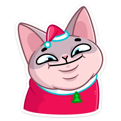 🙂 Стикер «Паффи Клаус» для Telegram