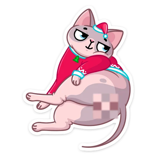 😏 Стикер «Паффи Клаус» для Telegram